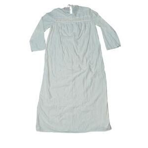 Vintage Radcliff Soft Brushed Ivory Flannel Nightgown Lace Detail Womens Large